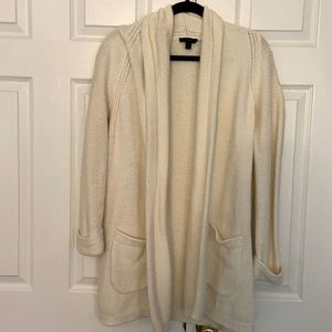 J Crew beige cardigan sweater